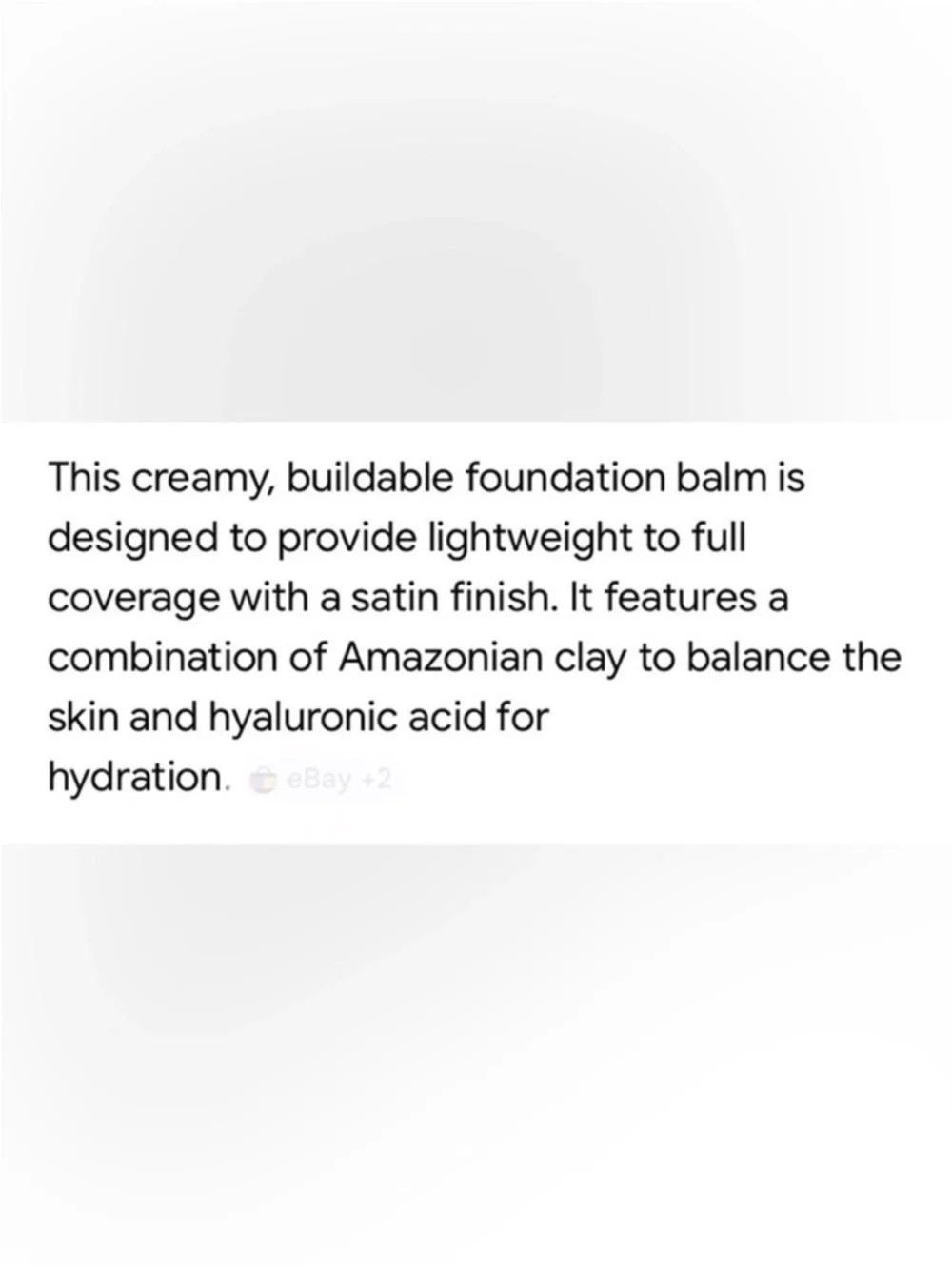 Tarte Amazonian Clay Smoothing Clay Balm Foundation Light Medium